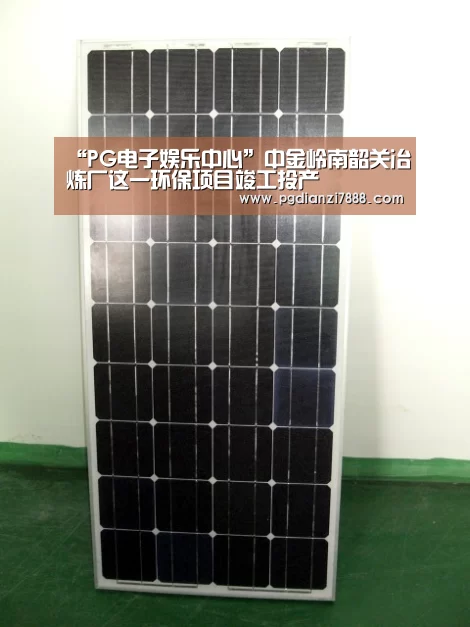 “PG电子娱乐中心”中金岭南韶关冶炼厂这一环保项目竣工投产(图1) PG麻将在线玩